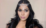 Illiana Rhinestone Tiara Gem Head Band Glamorous Bridal Wedding Bride Prom Head Piece Grecian