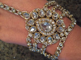 Victoria Gold Diamante Hand Jewelry Hand Panja Hand Chain