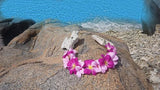 Lilac Lavender Hawaiian Plumeria Flower Crown
