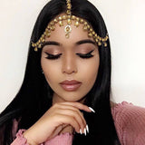 Marianna GOLD CLEAR Matha Patti Wedding Bridal Goddess