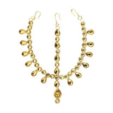 Marianna GOLD CLEAR Matha Patti Wedding Bridal Goddess