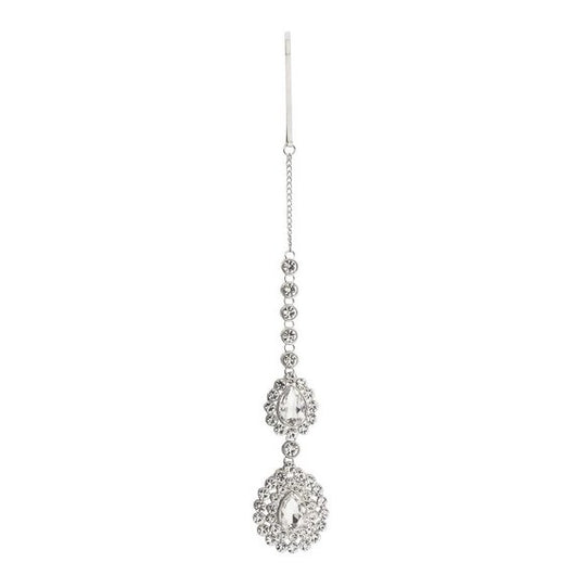 Candy Clear Rhinestone Maang Tikka