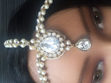 Khione Pearl Goddess Wedding Hair Jewelry