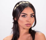 Athena Gold Laurel Leaf Grecian Hair Accessory